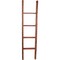 Ekena Millwork 15"W x 60"H x 3 1/2"D Vintage Farmhouse 4 Rung Ladder, Barnwood Decor Collection, Salvage Red DECR015X060X04LDRRD - alternate 2
